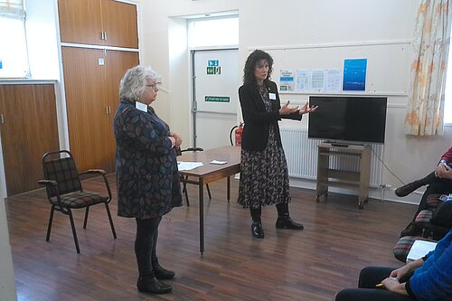 Wendy Chamberlain and Cllr Anne Simpson