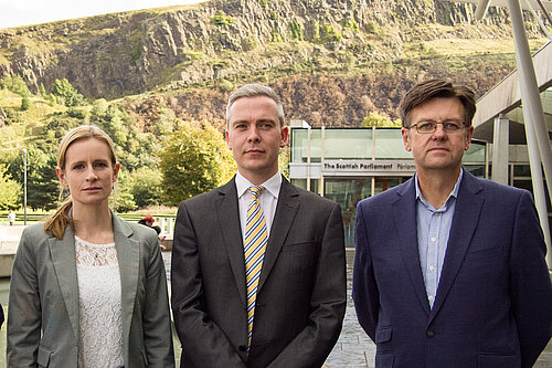 Morven-May MacCallum, David Green and Andrew Baxter